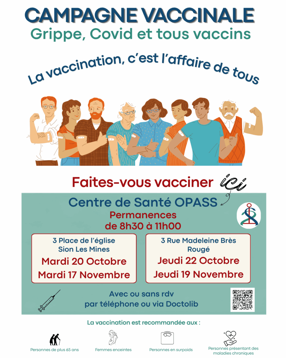 Le Centre De Sante Opass Soins Infirmiers Sion Les Mines Campagne Vaccinale 1